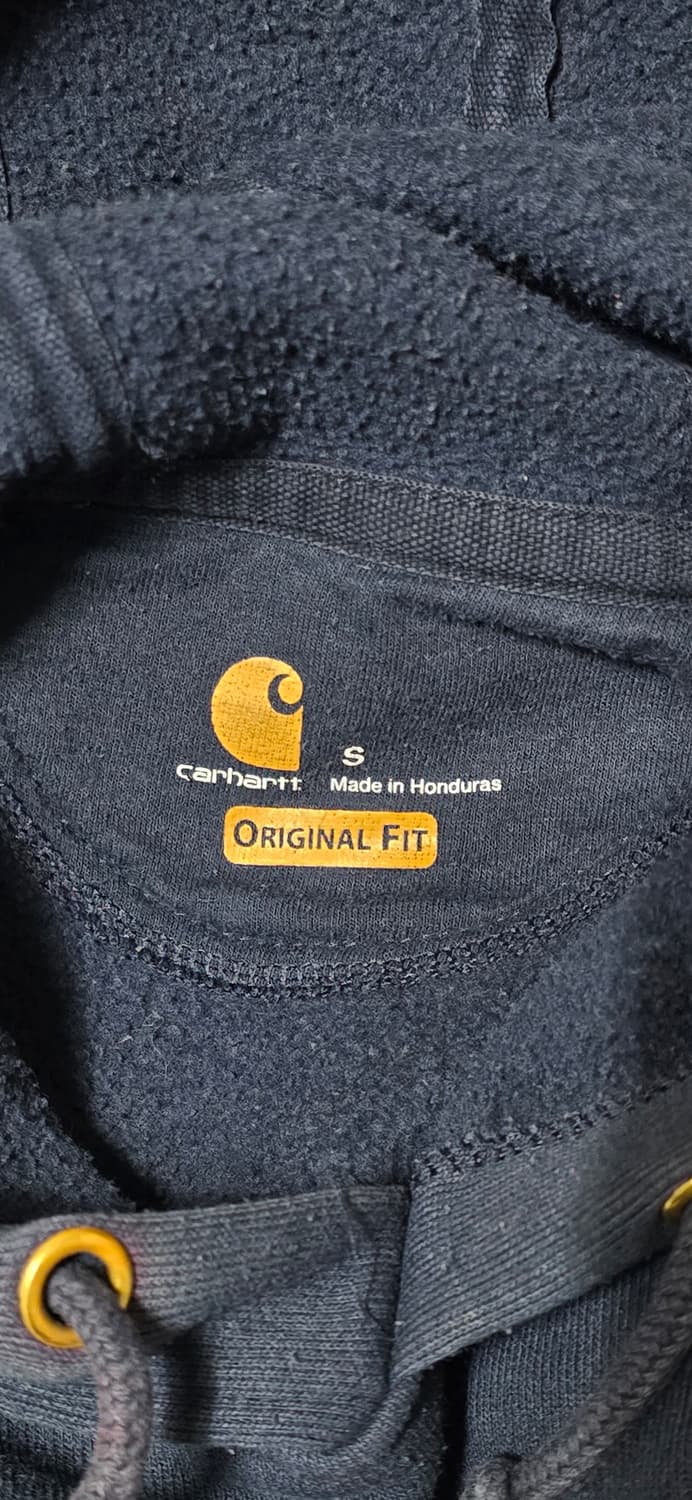 칼하트 네이비 후드티 S Original Fit 상품이미지3