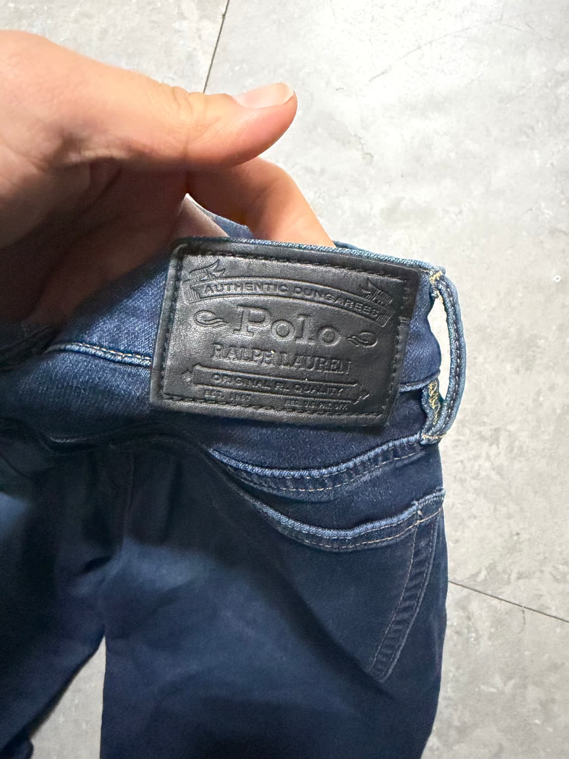 랄프로렌  폴로  여성용 인디고  데님   바이커진   28인치    상품이미지3