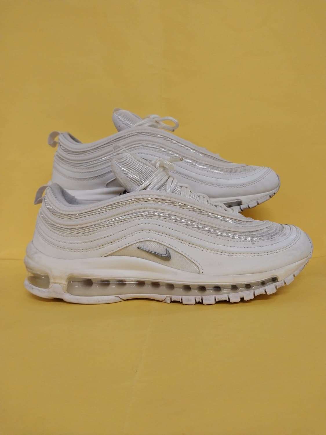 남성 나이키 에어맥스 97 화이트 운동화 (260) 상품이미지3