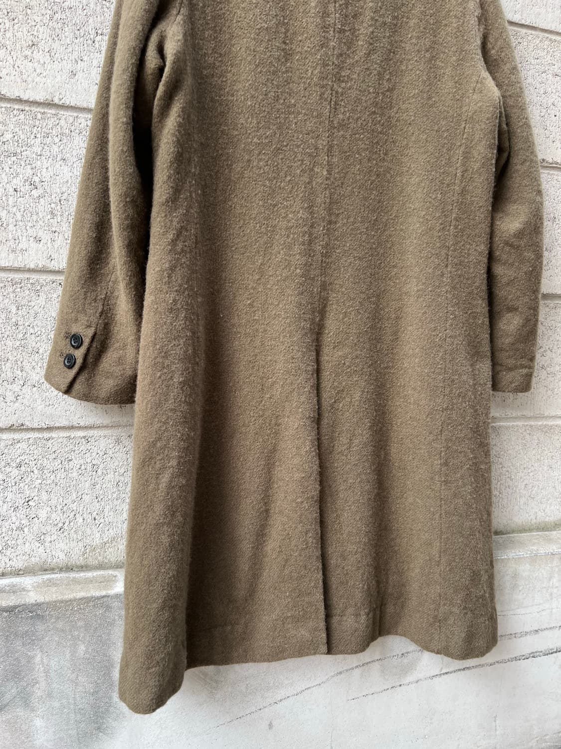 OUTIL WOOL COAT 우틸 울 모직 카키 브라운 코트 상품이미지10