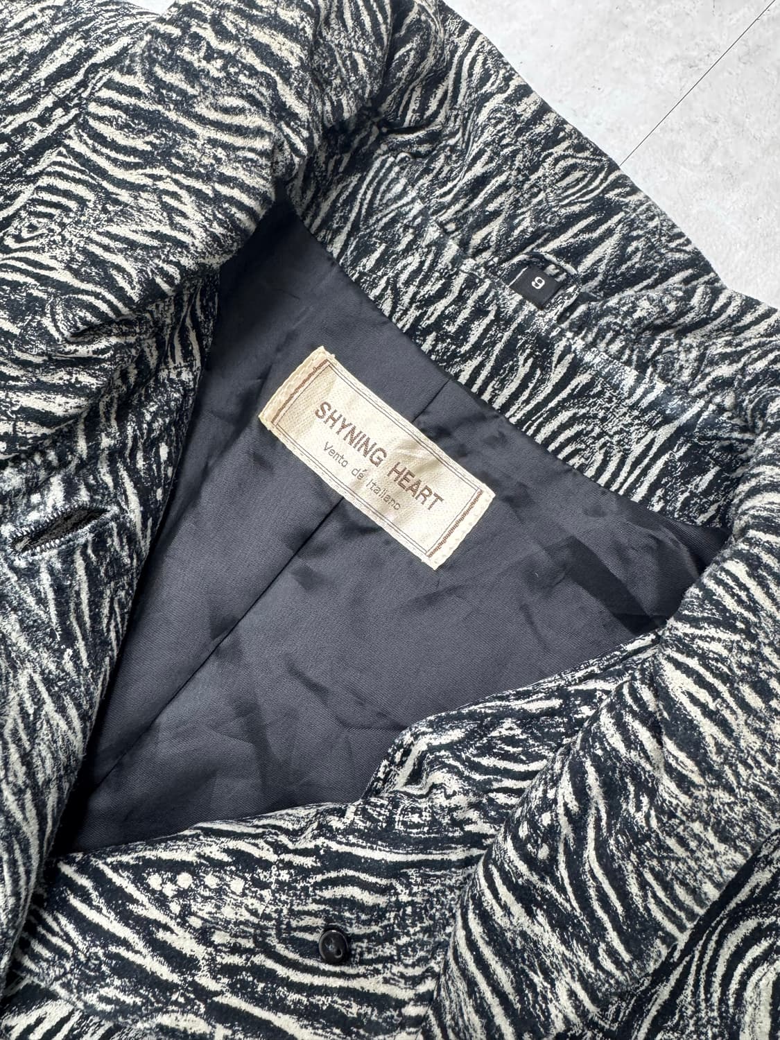 •Japanese Vintage 90s 일본 빈티지 패턴 코트 상품이미지4