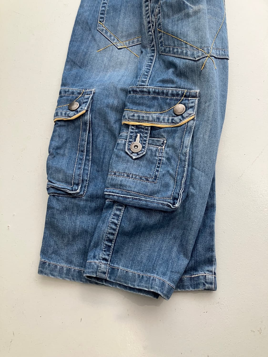 Intercrew jeans 멀티포켓 데님 카고 쇼츠 상품이미지3