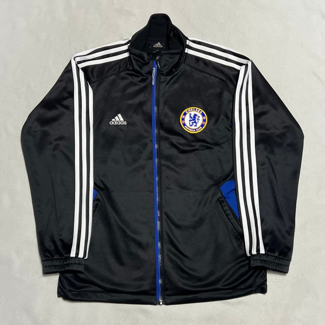 95 아디다스 첼시 블루 파이핑 블랙 트랙탑 상품이미지2