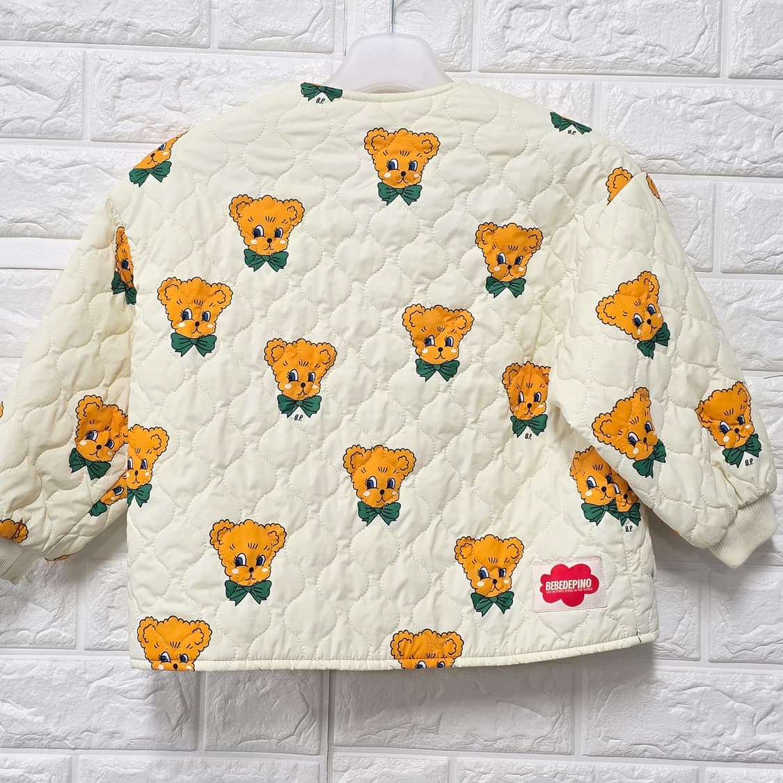 택포// 베베드피노 곰돌이 누빔자켓 110 상품이미지4