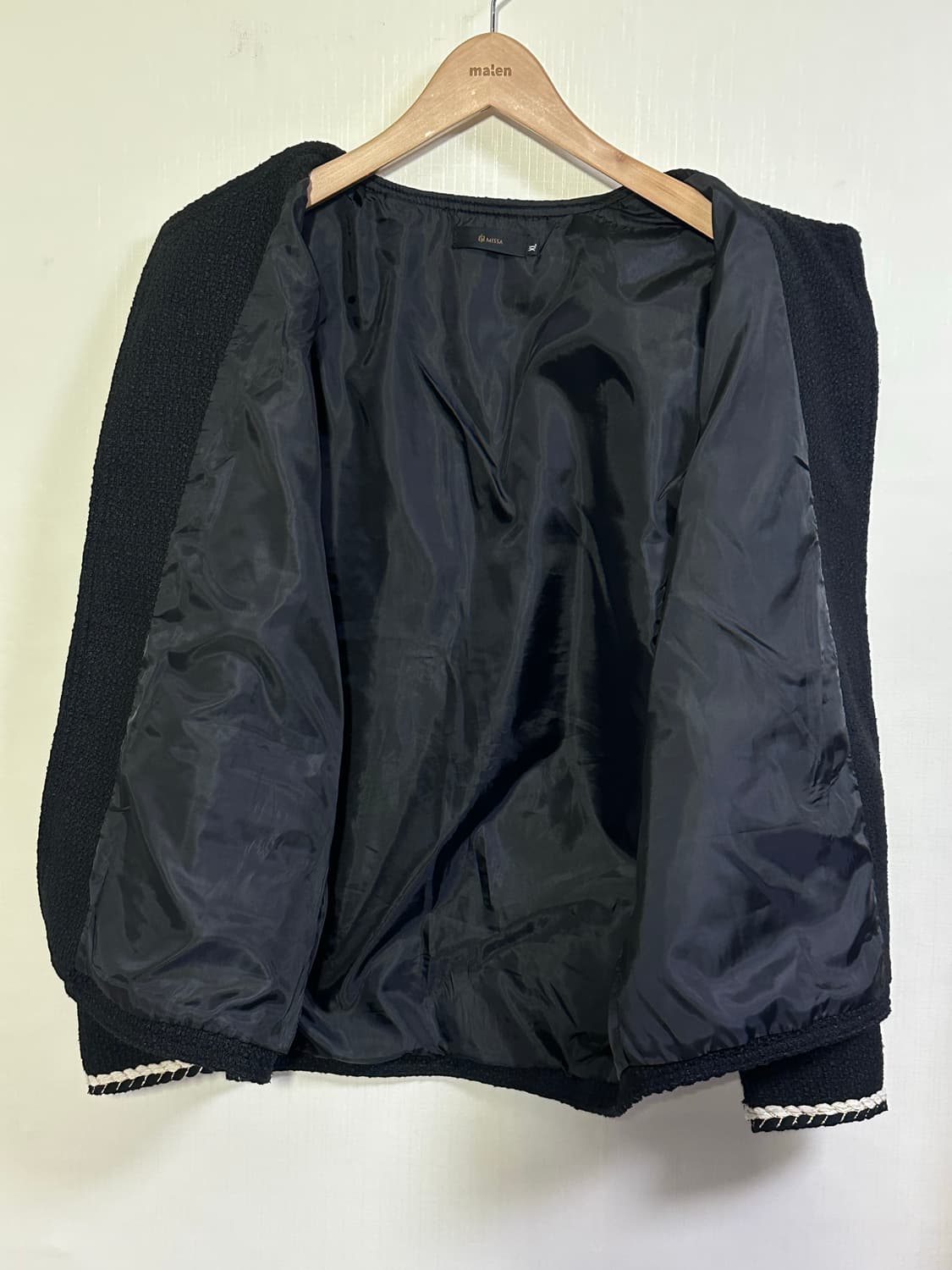 카라리스 논버튼 남자트위드자켓 XL/105 상품이미지4