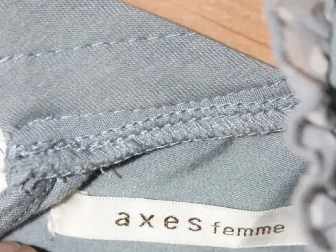 엑시즈팜 민소매 프릴 나시 도트 민소매 axes femme 일본빈티지 상품이미지3