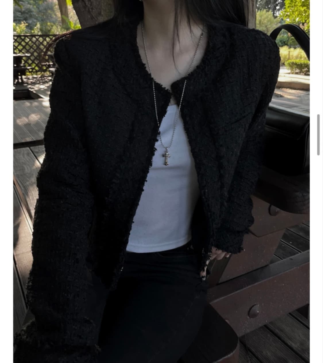 [어반유니크] 크롭 트위드 자켓 상품이미지1