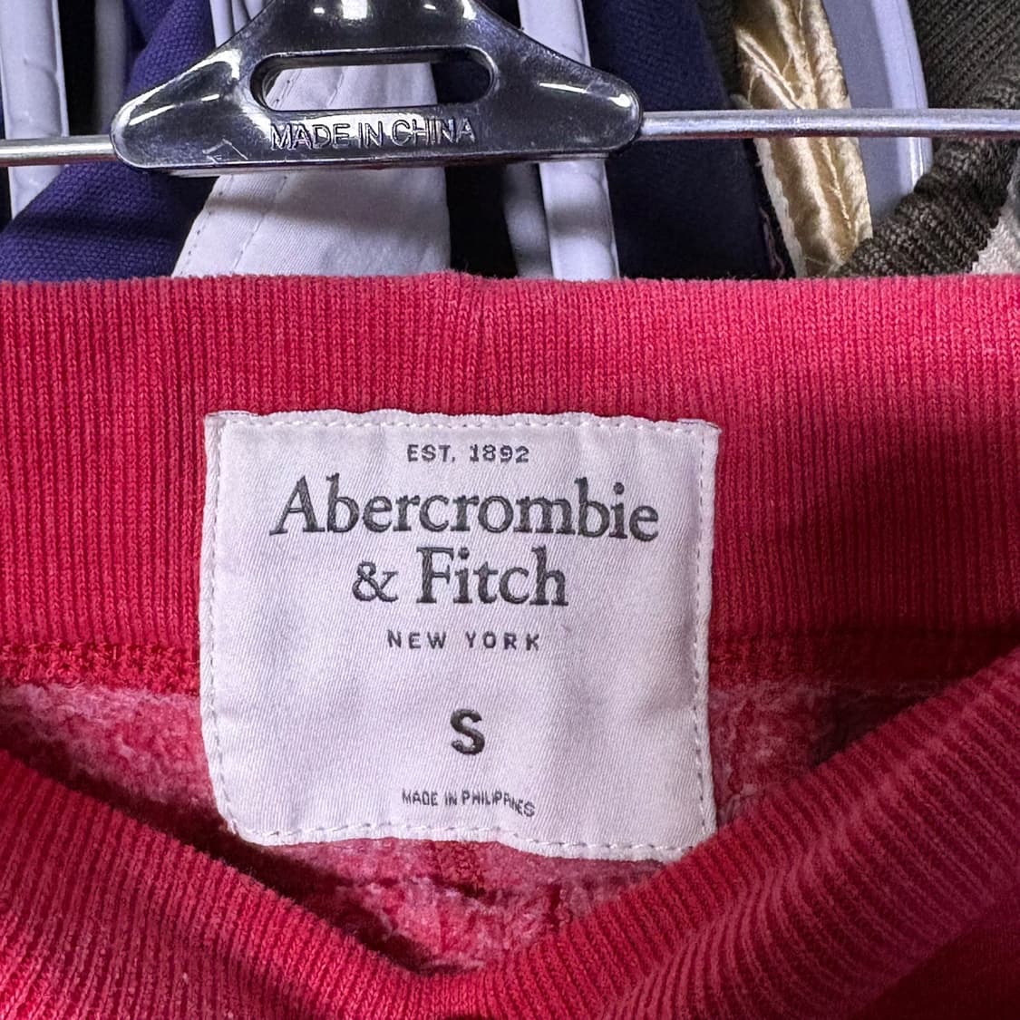 아베크롬비 분홍 트레이닝 팬츠 s 상품이미지3