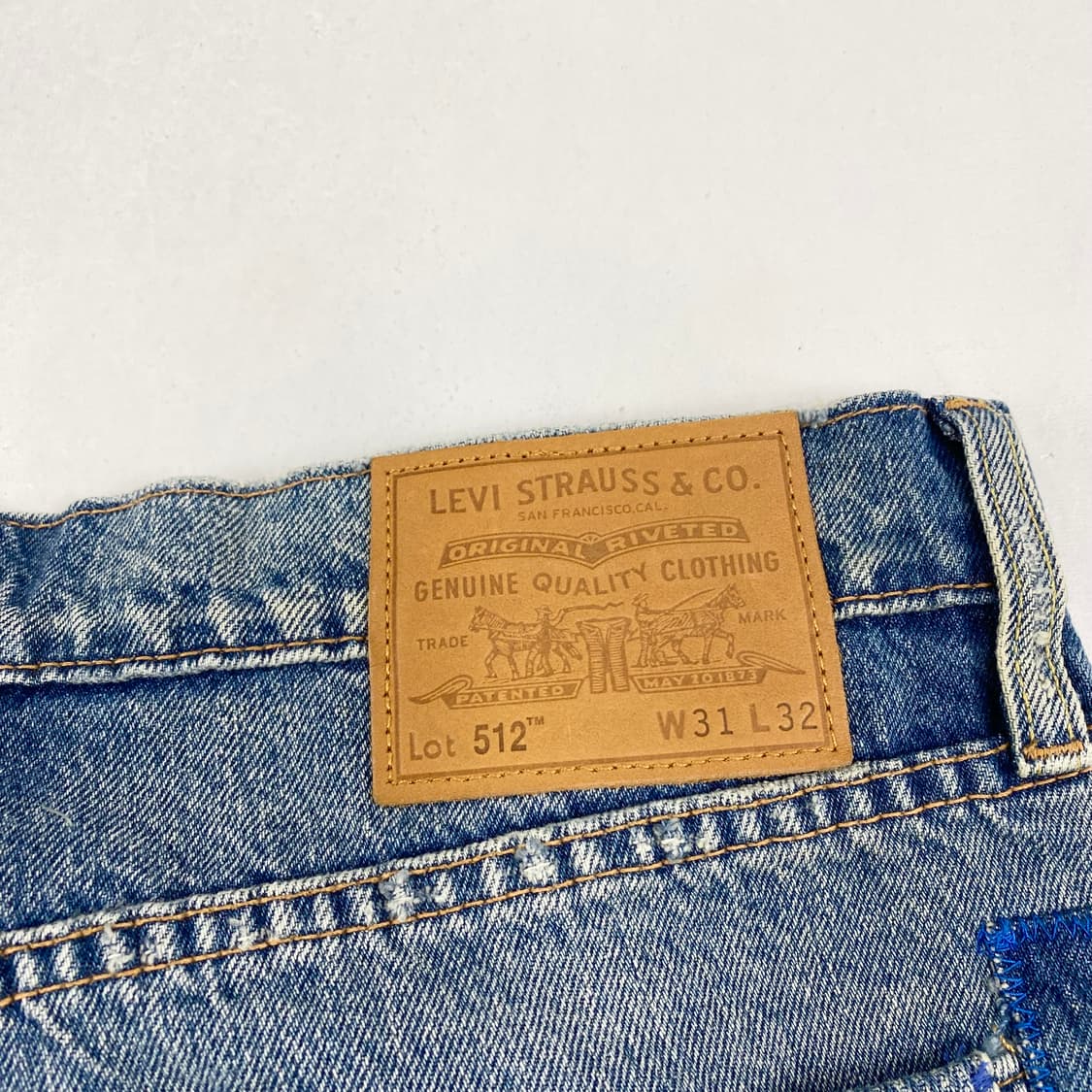 리바이스 512 프리미엄 빅E 패치워크 스트레이트 데님 진 (31) 상품이미지7