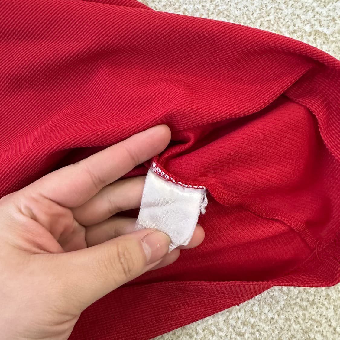 100 디스커버리 레드 컬러 반팔0319D 상품이미지3