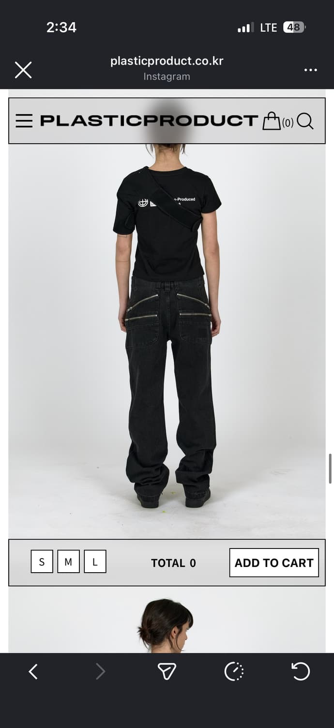 플라스틱프로덕트 MPa SPLIT POCKET PANTS (BLACK)S 상품이미지6