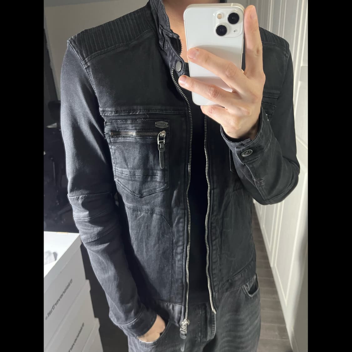 [100] BUCKAROO 버커루 데님 라이더 집업 자켓 상품이미지1