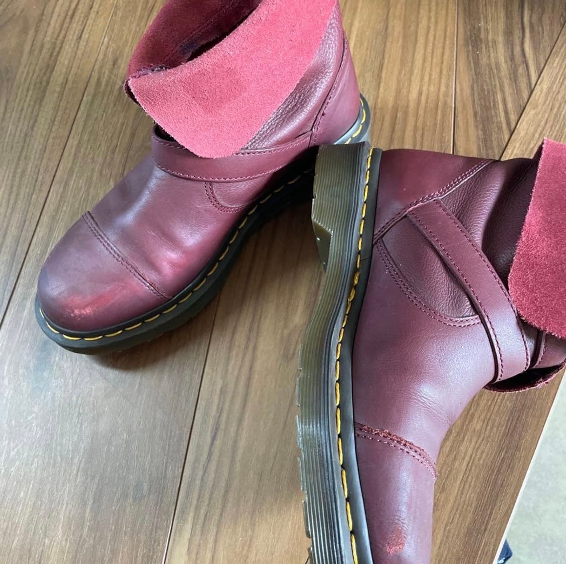 닥터마틴Dr.Martens 슬라우치 부츠 스트랩 부츠 245 상품이미지6