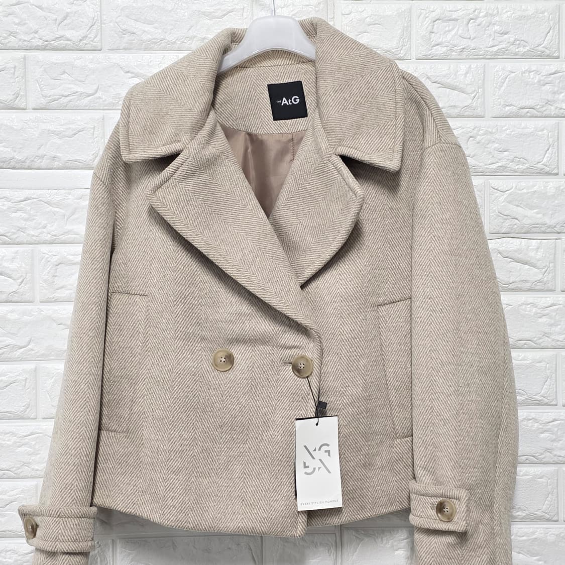 택포) 24s The AtG 여성 숏 코트 90 새상품 상품이미지1