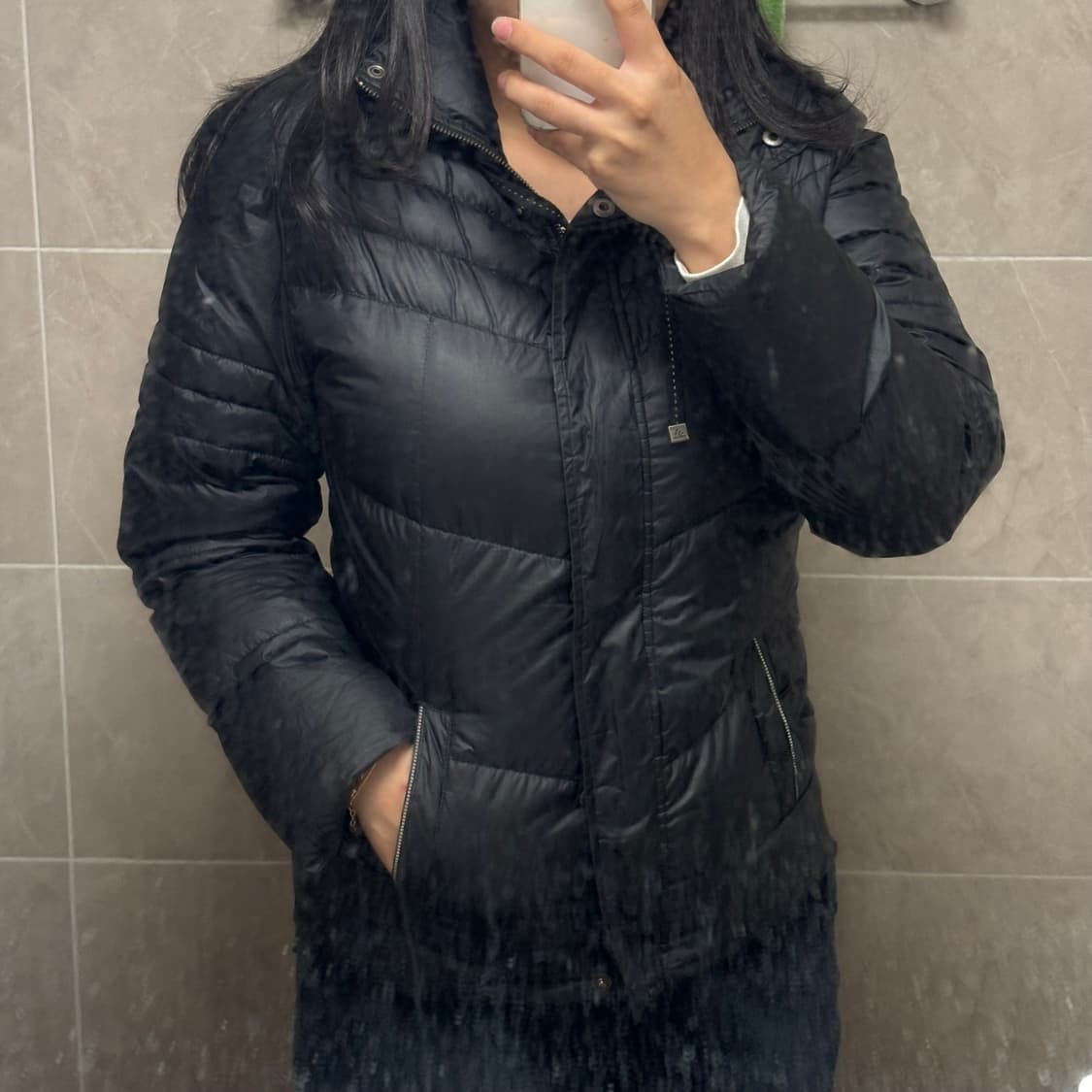 아디다스 오리털 패딩 90 (핏 엄청 예쁨) 상품이미지7