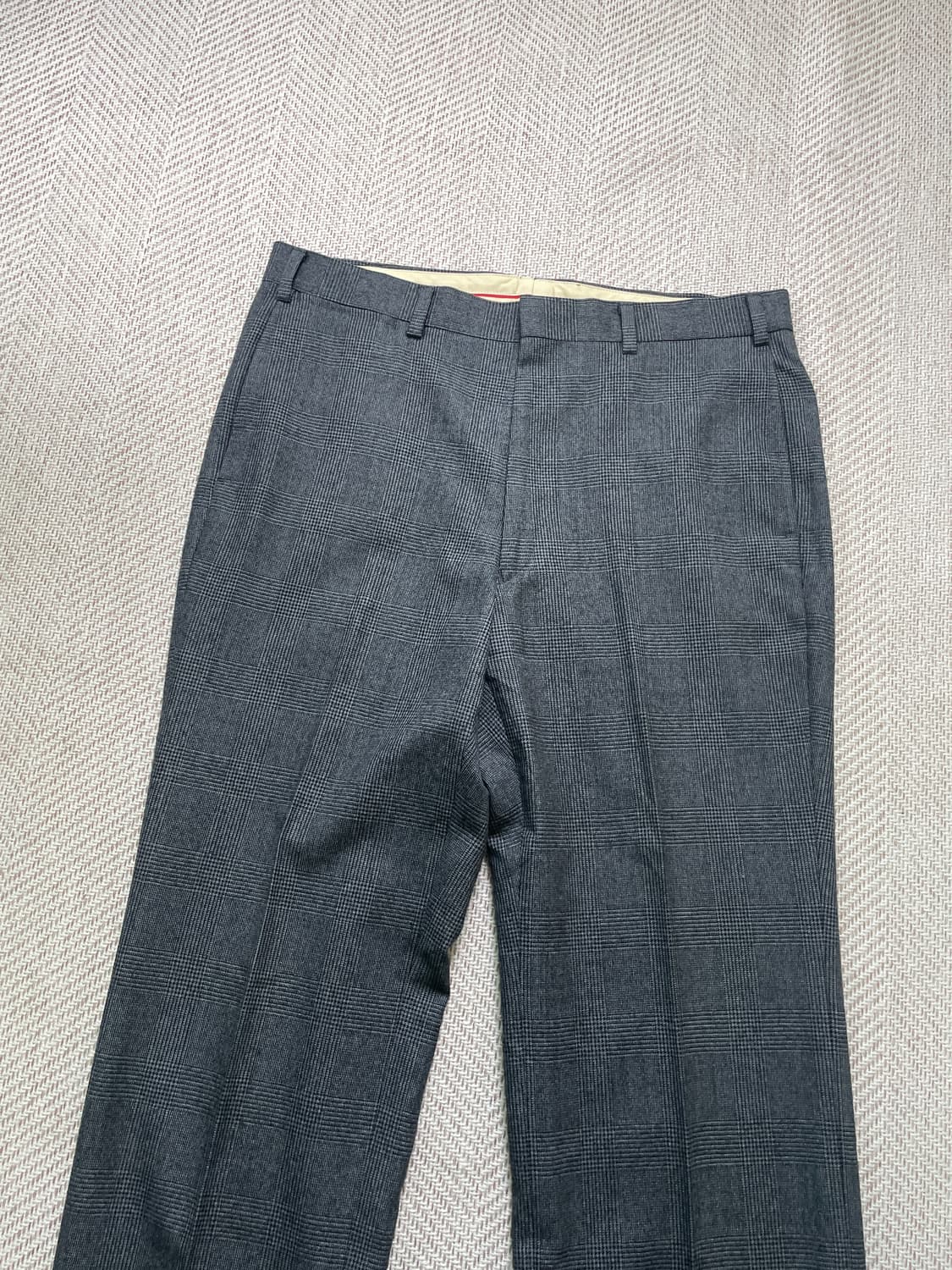 제이프레스 어센틱 글렌체크 그레이 슬렉스 상품이미지4