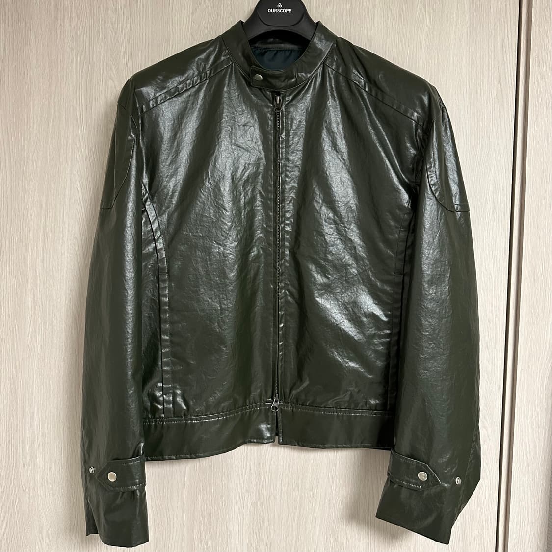 [1] 아워스코프 바이커자켓 그린 상품이미지1