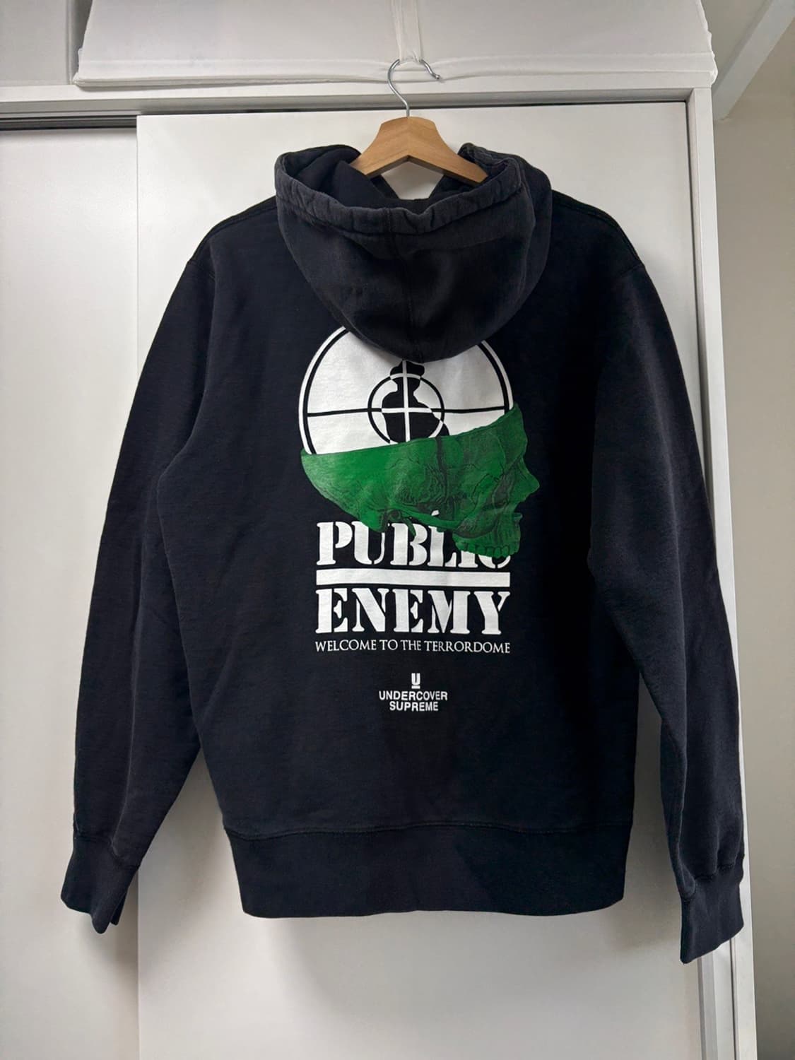 18ss 슈프림 X 언더커버 퍼블릭 에너미 테러돔 후디/후드 상품이미지1