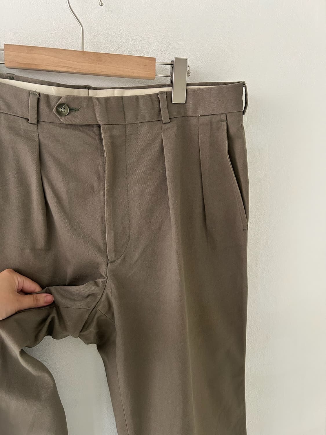 80-90‘s LL Bean 2pleats chino pant. 상품이미지5