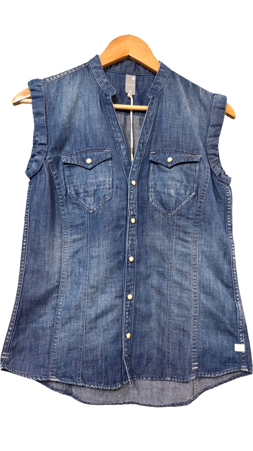 G-Star RAW 데님 민소매 셔츠(S) 상품이미지1