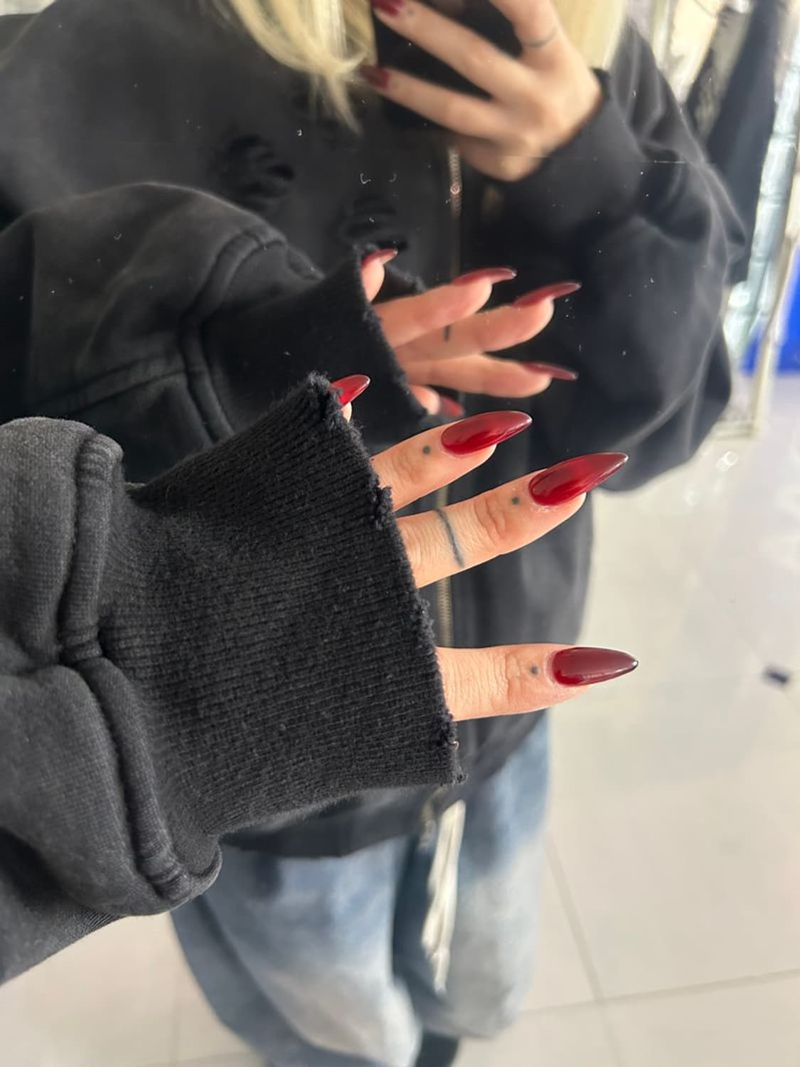 SWEAT BONE BOMBER JACKET 스웨트본 봄버 재킷 상품이미지4