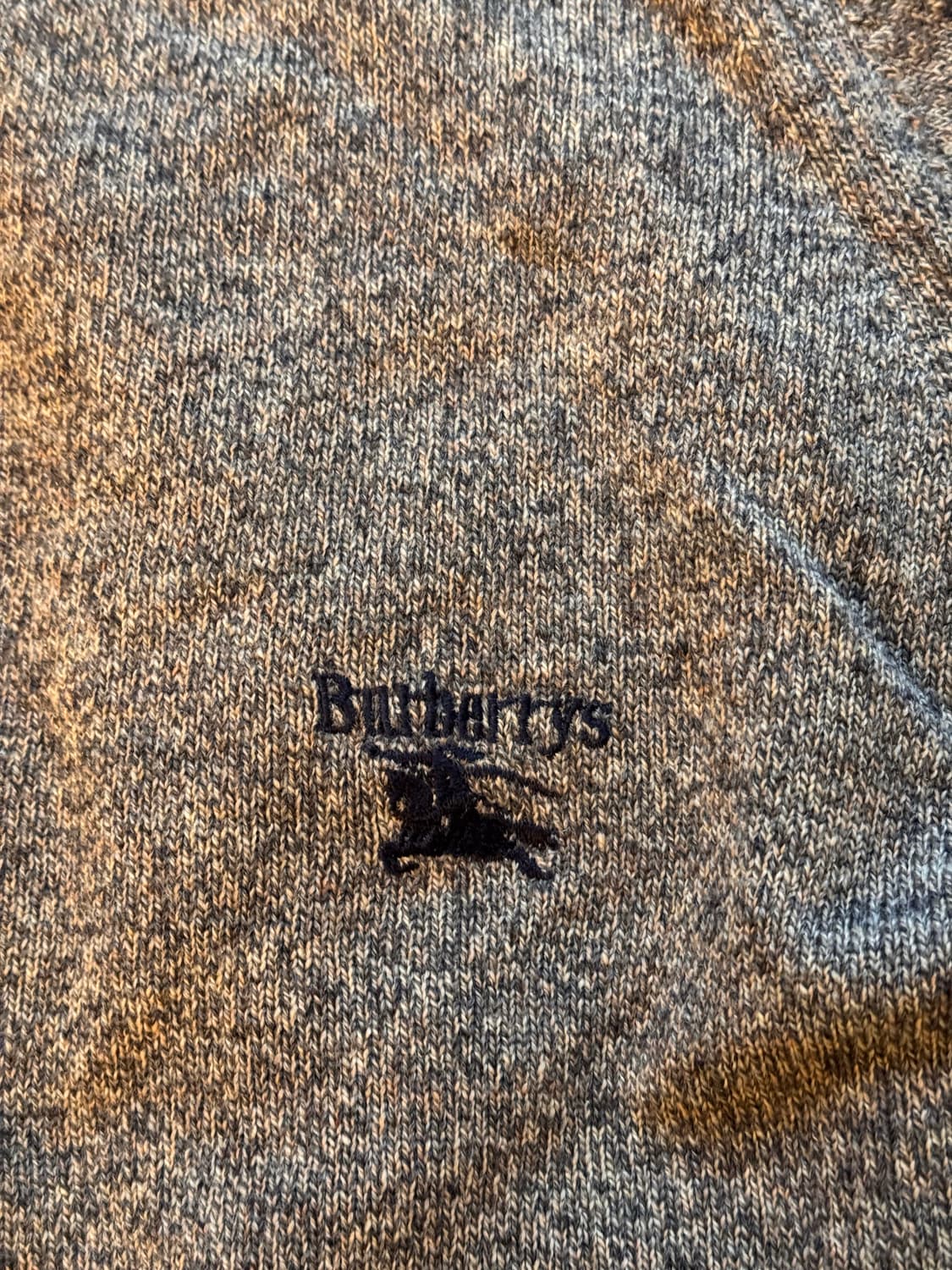 빈티지 버버리 스코틀랜드 램스울 니트 상품이미지2