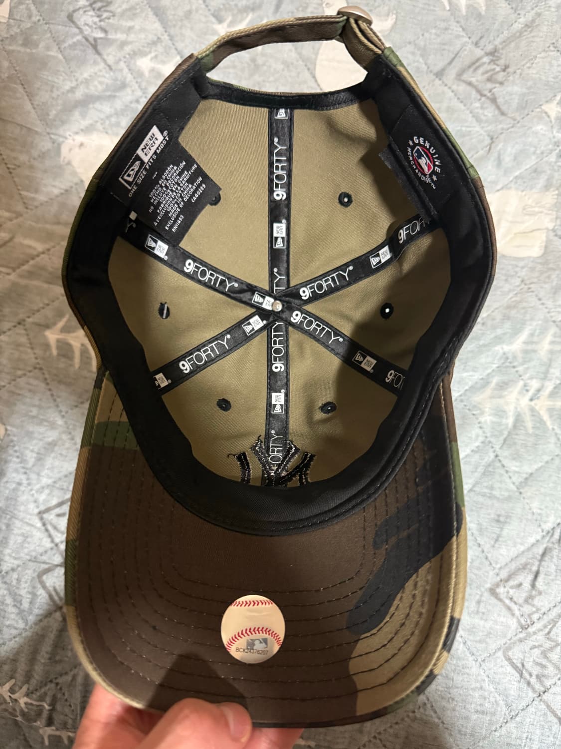 뉴에라 언스트럭쳐 카모 볼캡 모자 상품이미지2