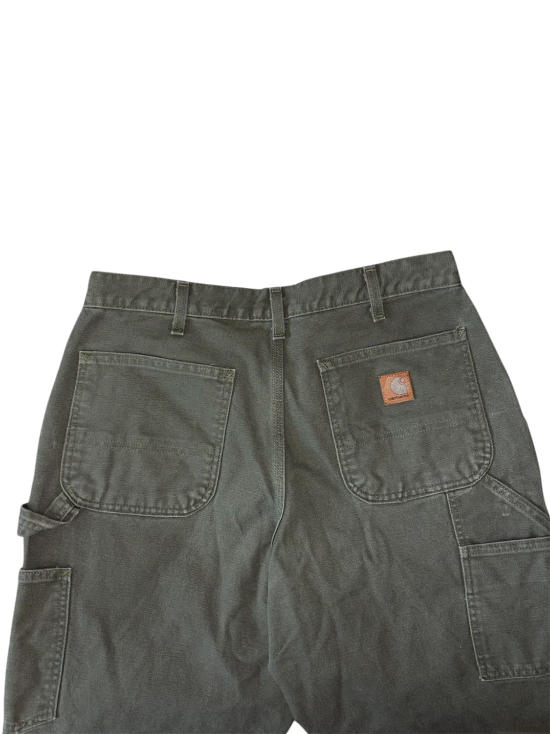 칼하트 b11 모스그린 싱글니 카펜터 워크팬츠 상품이미지3