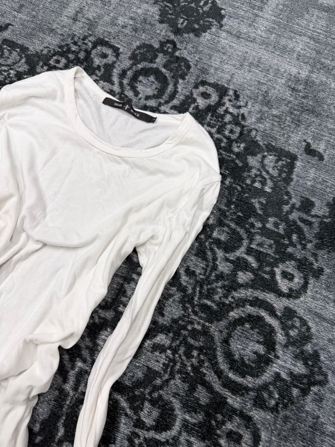 No id asymmetry ghost cut sew 상품이미지3