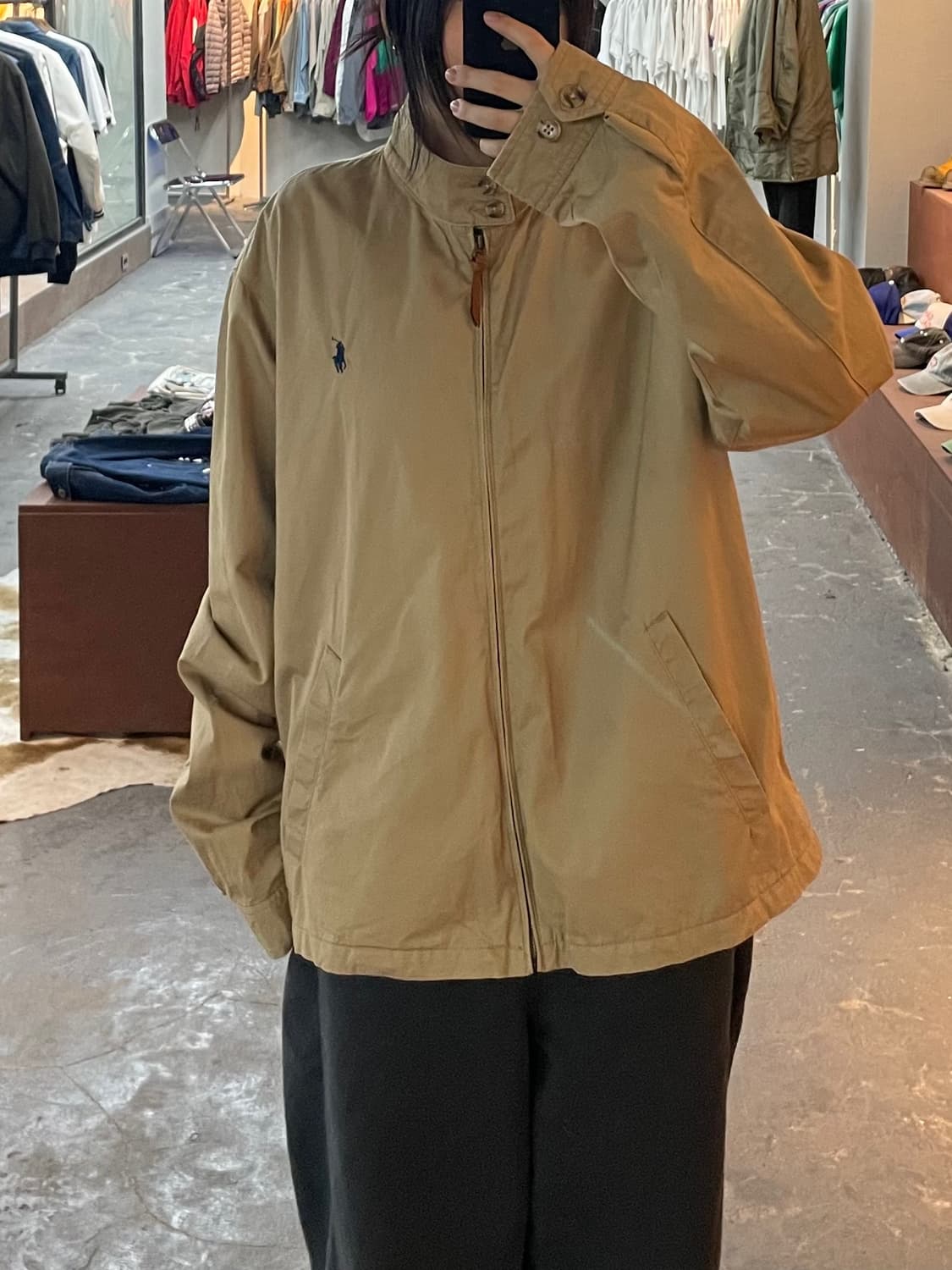 폴로 랄프로렌 베이지 바라쿠다 자켓 H2130 상품이미지1