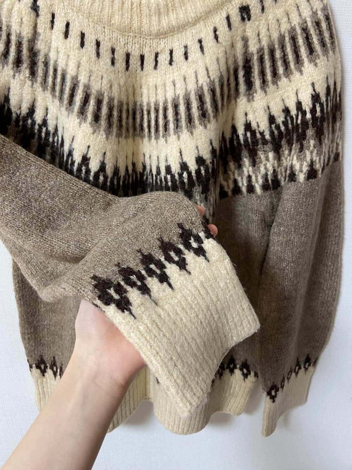 일본 빈티지 모리걸 하구미 사와코 고르딕 니트 상품이미지3