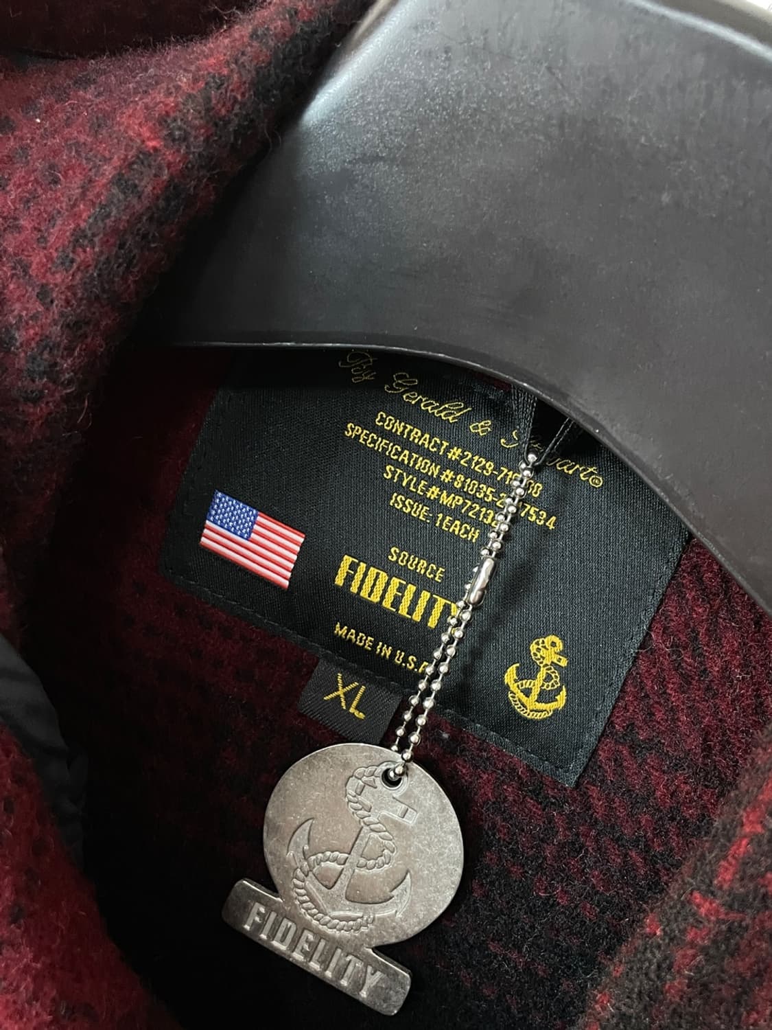 피델리티 체크 더플 코트 상품이미지7