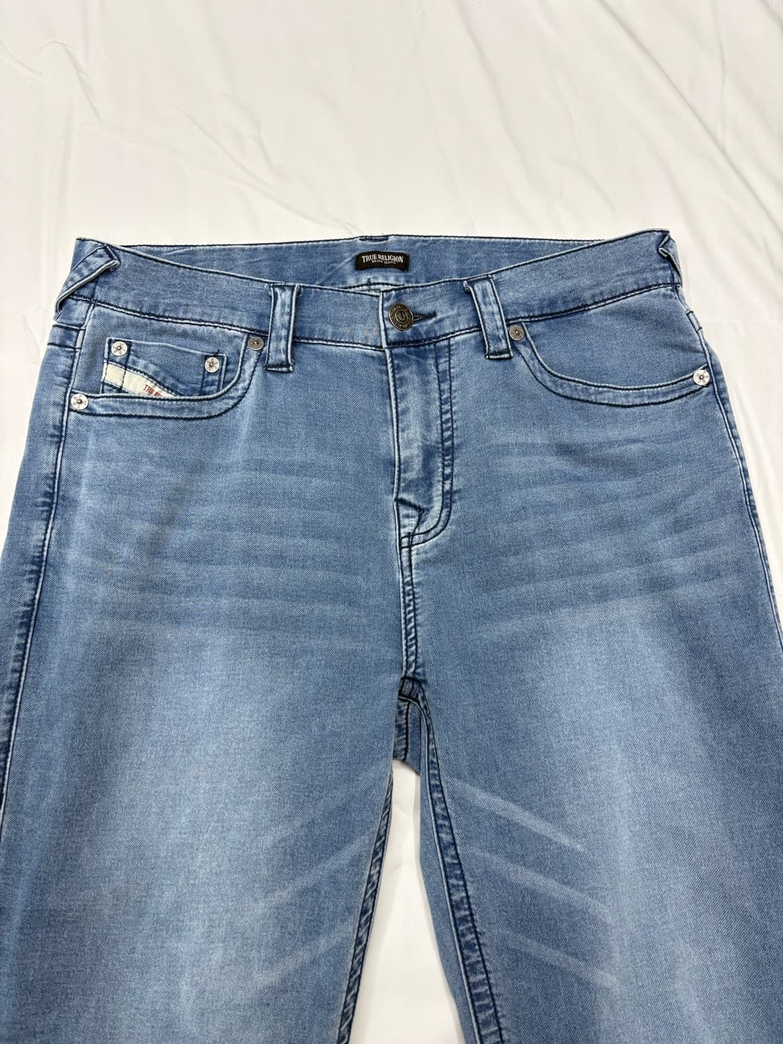 트루릴리전 라이트 워시 데님 팬츠 청바지 상품이미지3