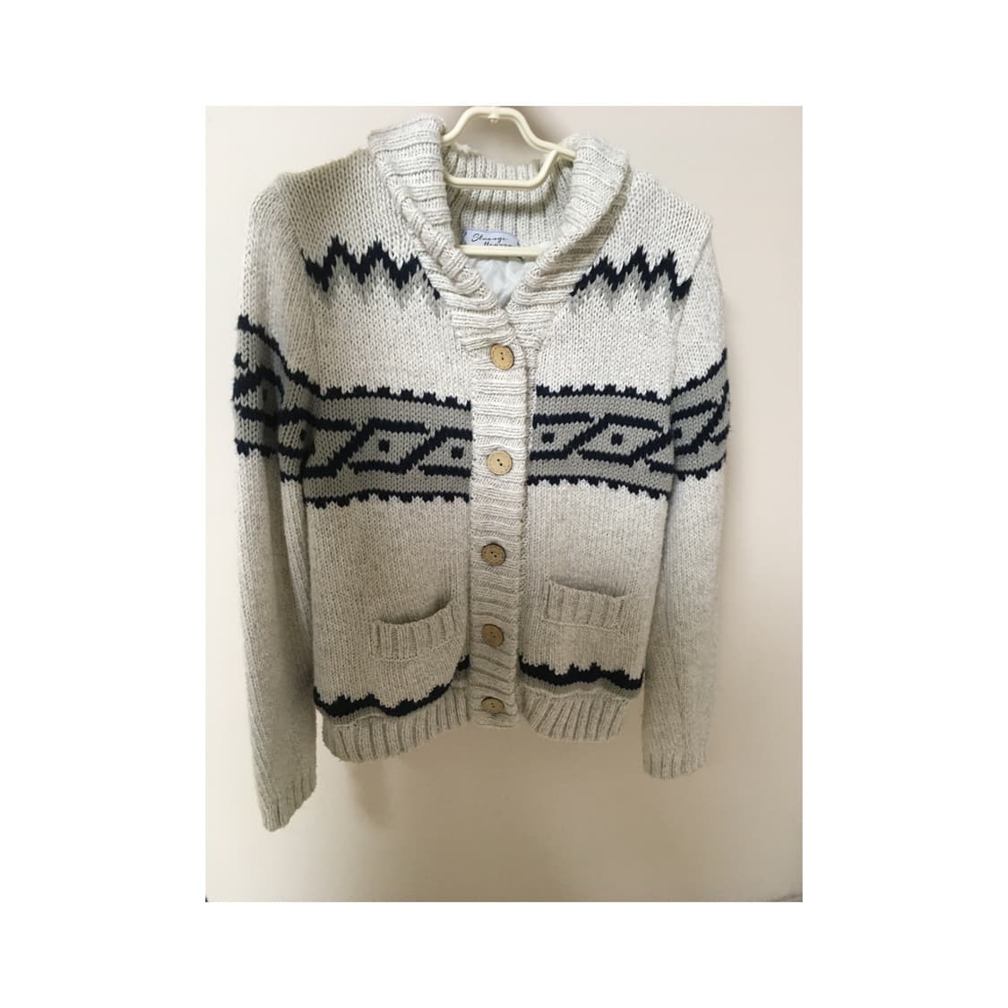 노르딕 누빔 가디건 상품이미지1