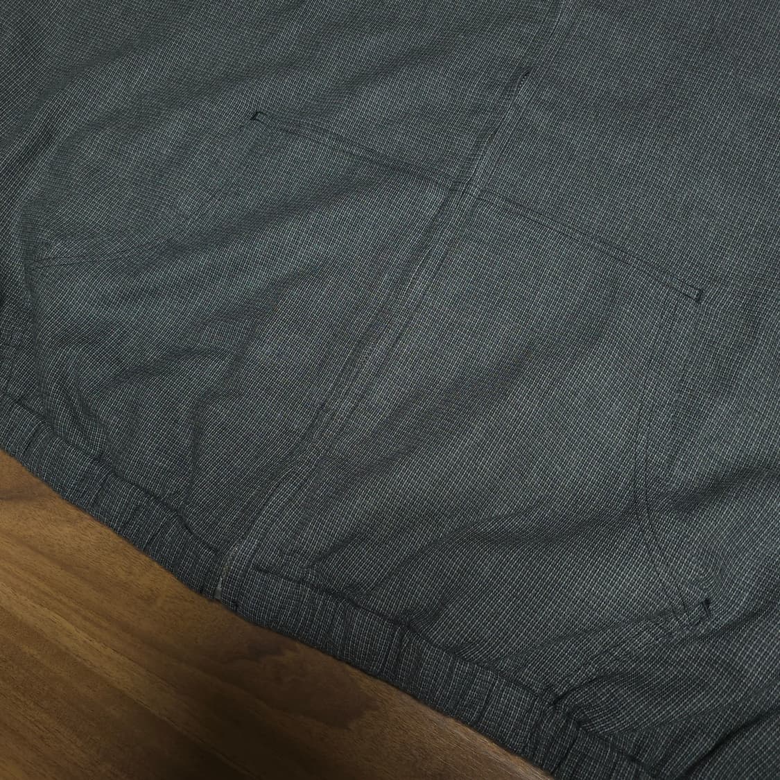 [3]더뤡코즈 울 체크 후디 점퍼 상품이미지3