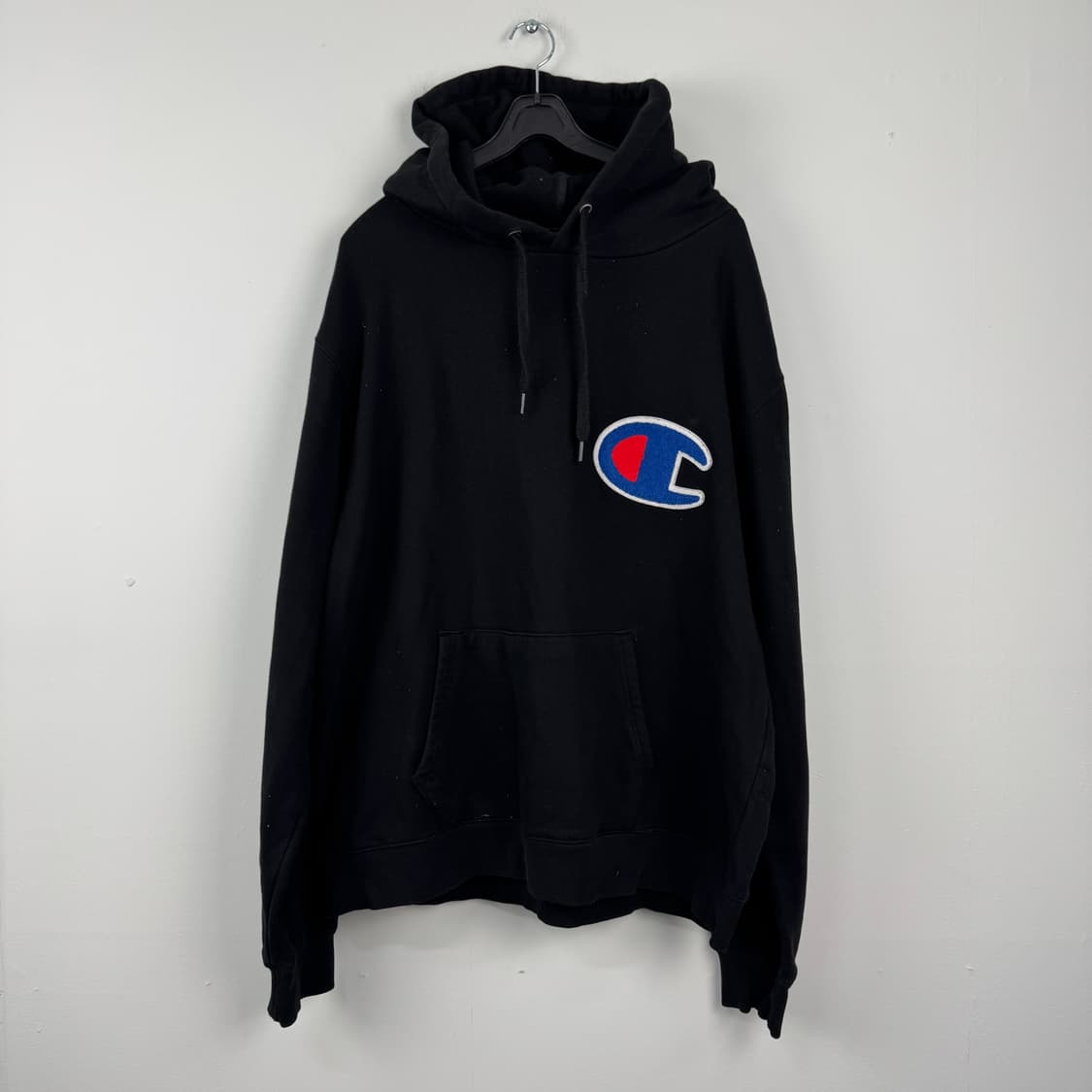챔피온 재팬 빅로고 블랙 후드티 2XL 상품이미지1