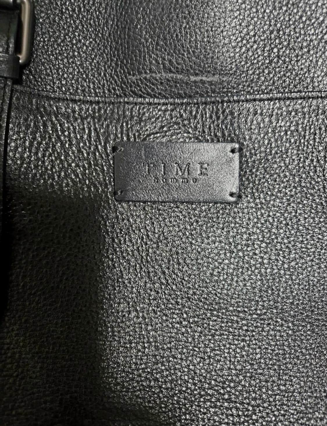 타임옴므 TIME homme 블랙 가죽 토트백 상품이미지8