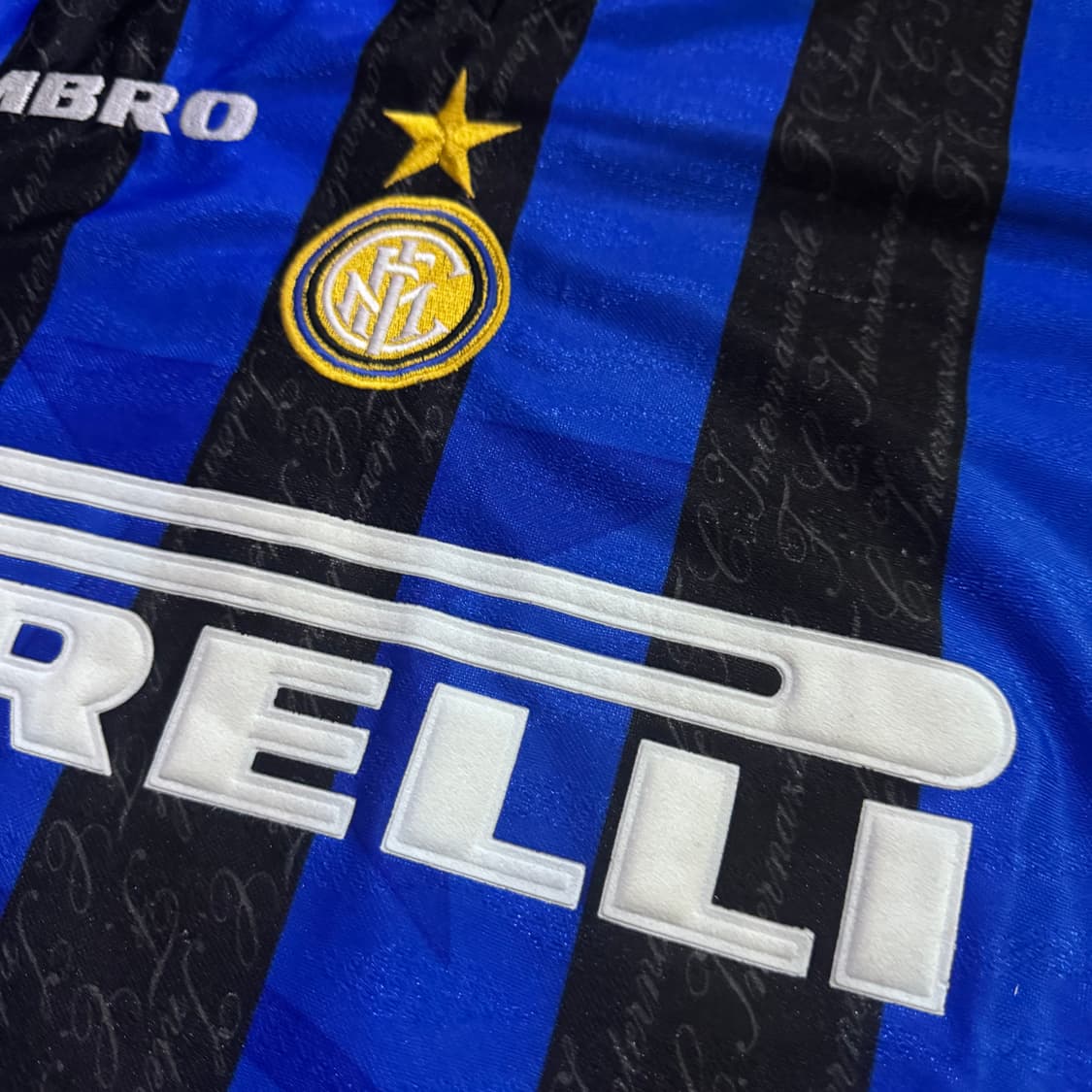 97-98 엄브로 인터밀란 홈 No.10 호나우두 상품이미지5