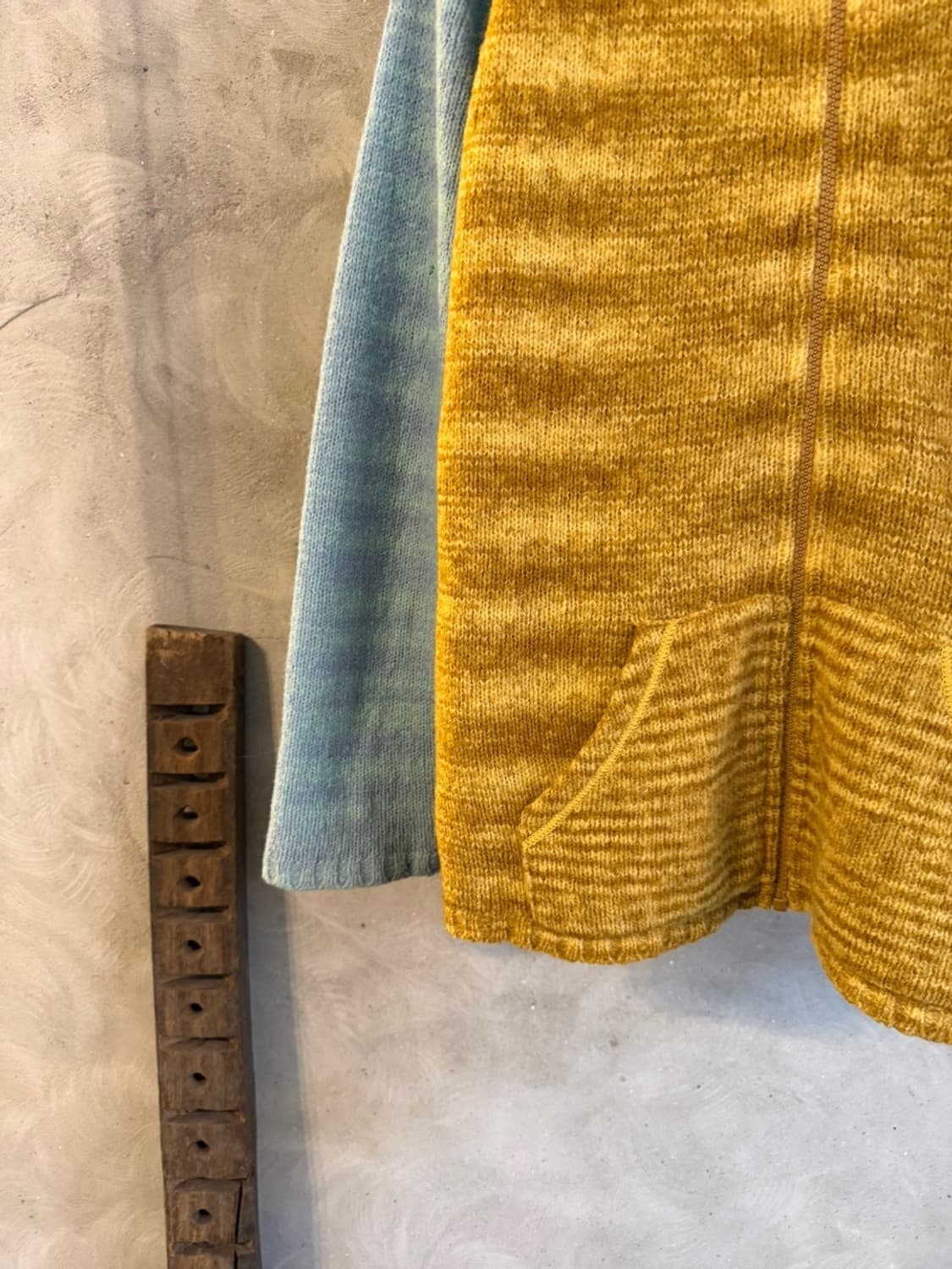 미쏘니 짚업 니트 가디건 66~77 상품이미지5