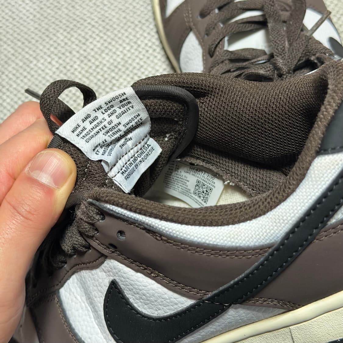 나이키 덩크 로우 레트로 넥스트 네이쳐 바로크 브라운 화이트 상품이미지6