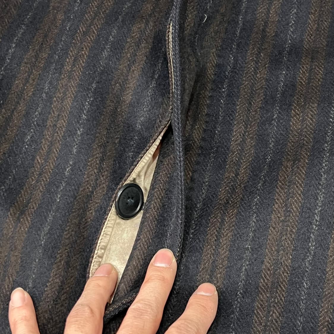  겐조 스트라이프 코트 y14917 상품이미지4