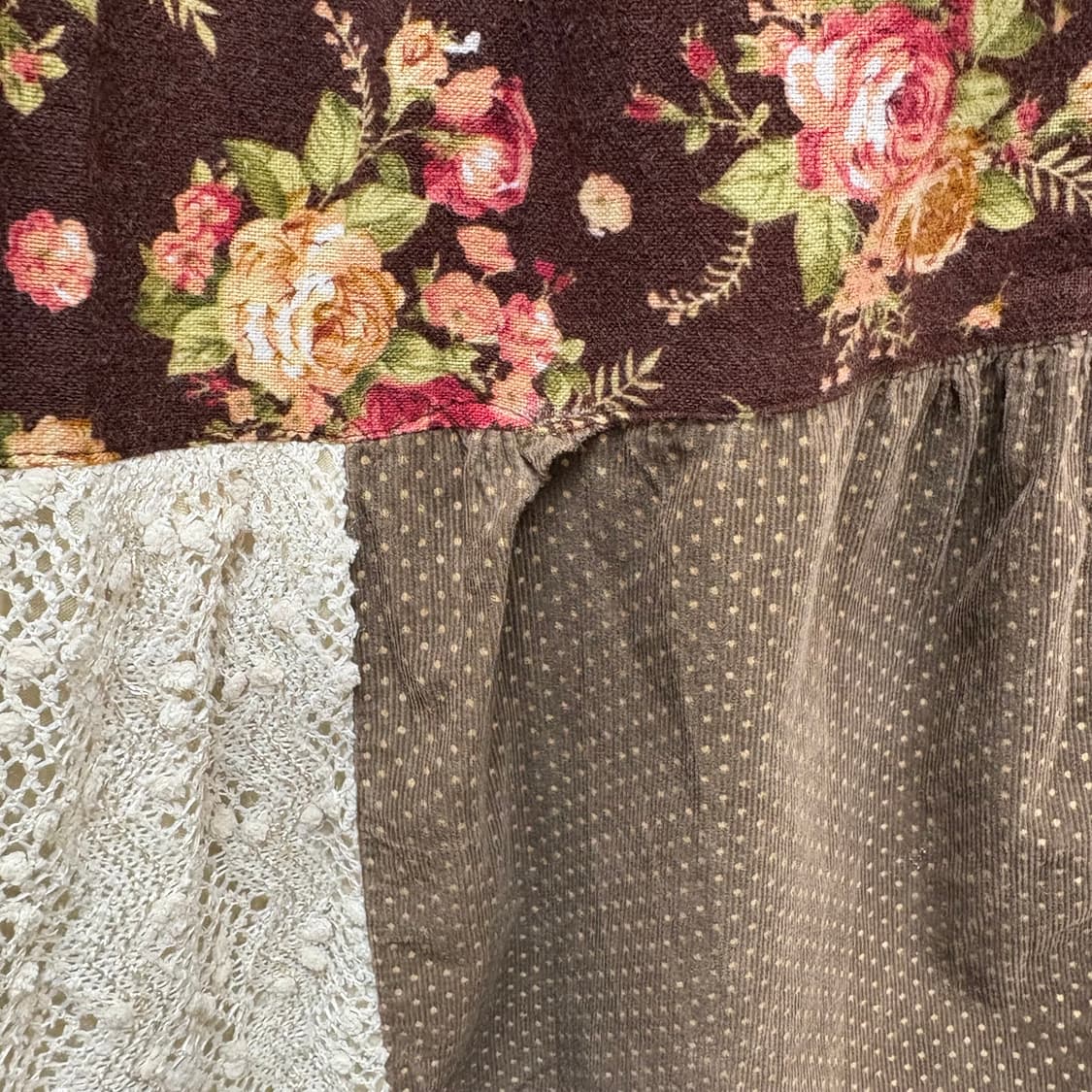 패치워크 캉캉 2way 모리걸 원피스 스커트 (JPN) 상품이미지6