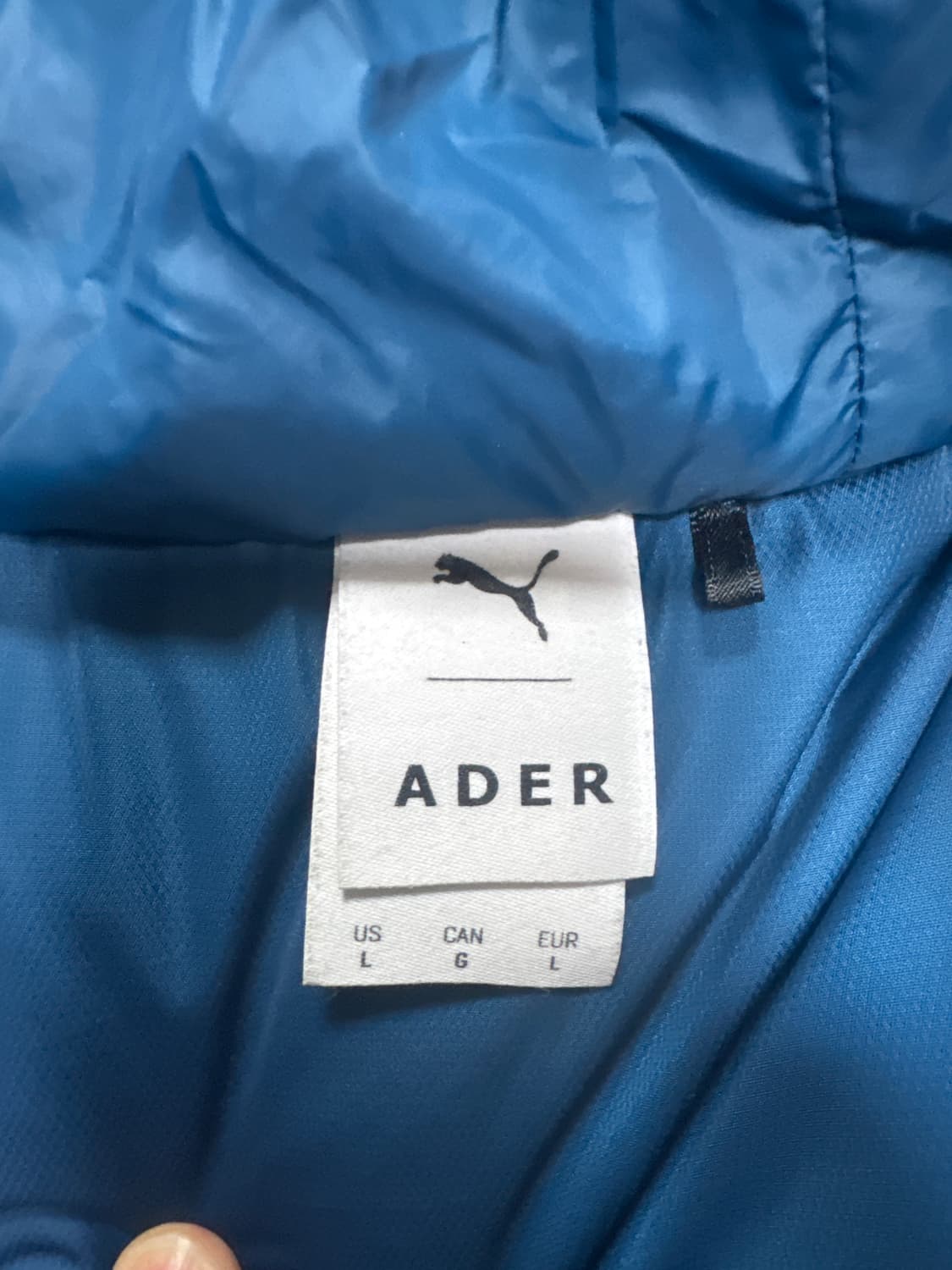 푸마 아더에러 콜라보 패딩 L사이즈 (XL) 상품이미지2