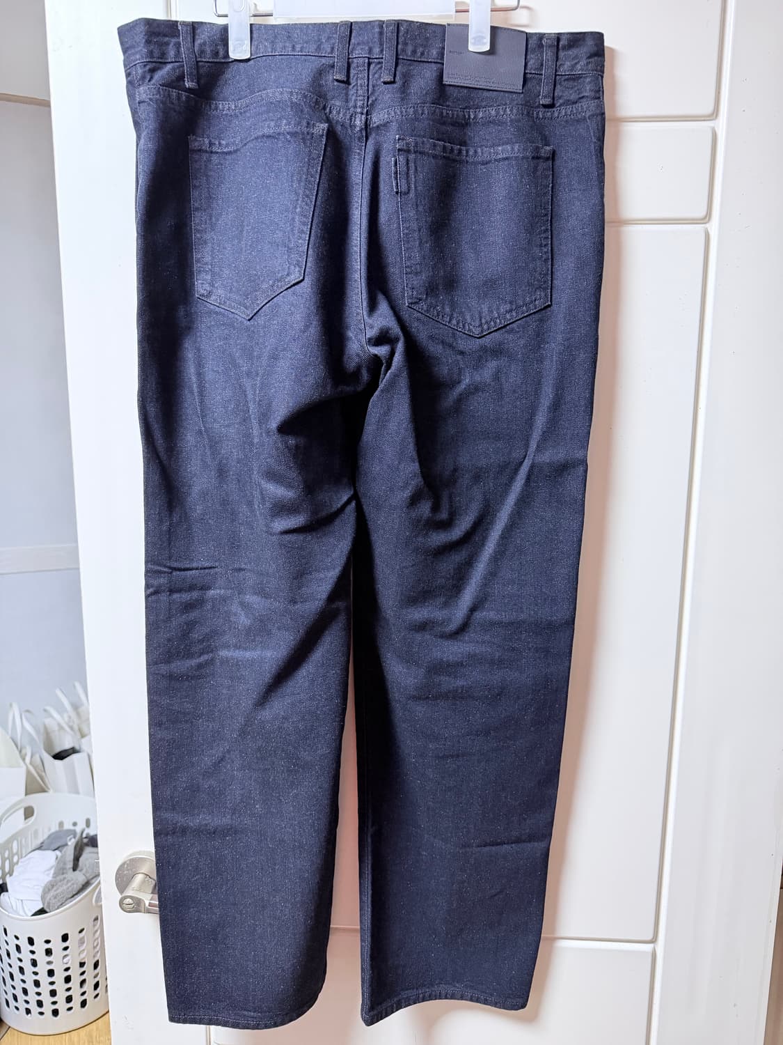 (4)포터리 스트레이트 데님 블루3 상품이미지2