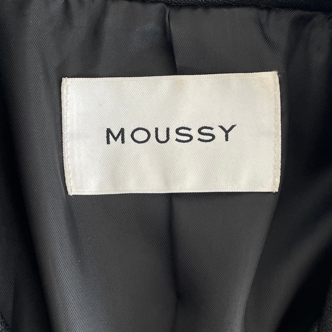 moussy 마우지 리얼 레더 백 아일렛 디테일 라이더 자켓 상품이미지7