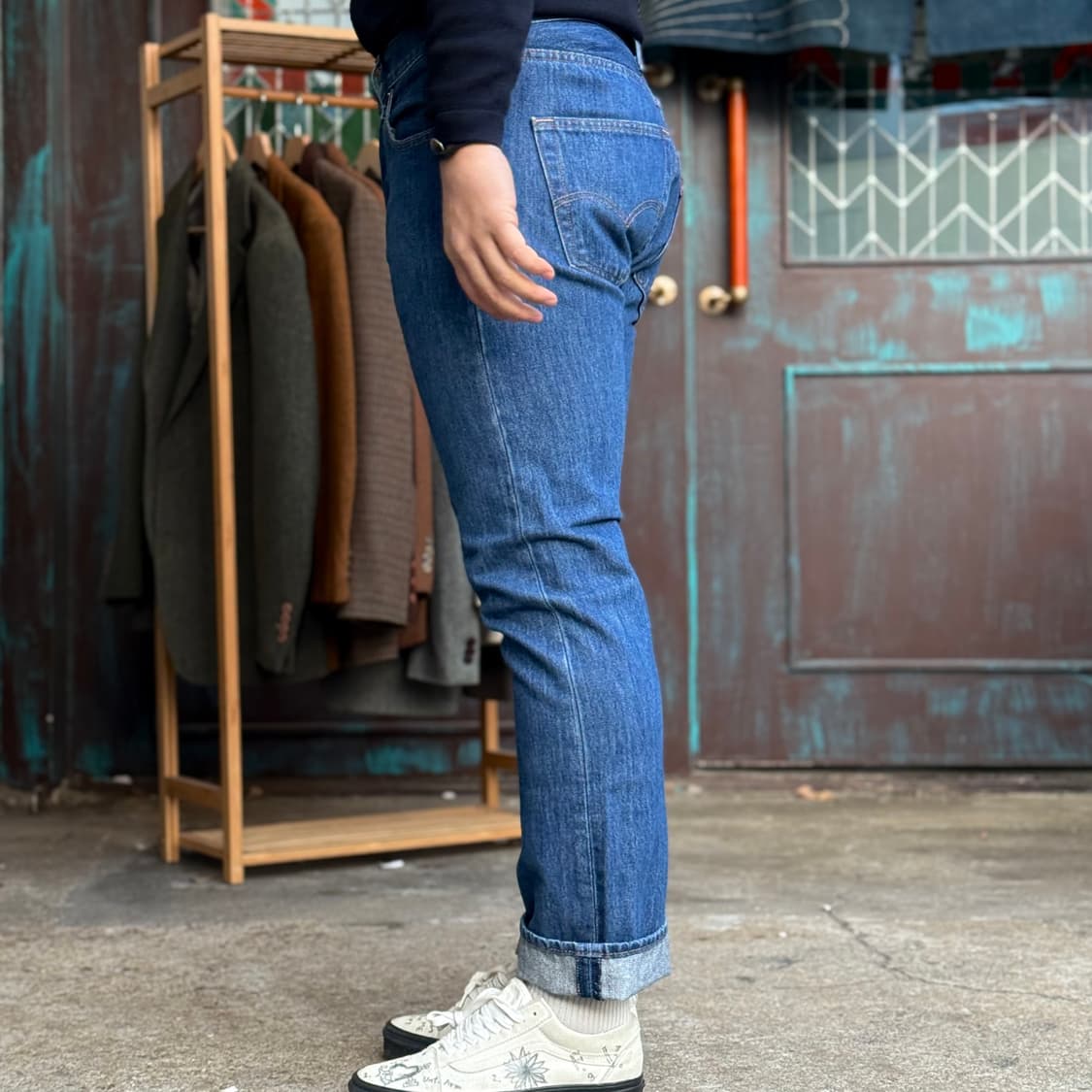 리바이스 501 스트레이트 핏 데님 팬츠 32 상품이미지8