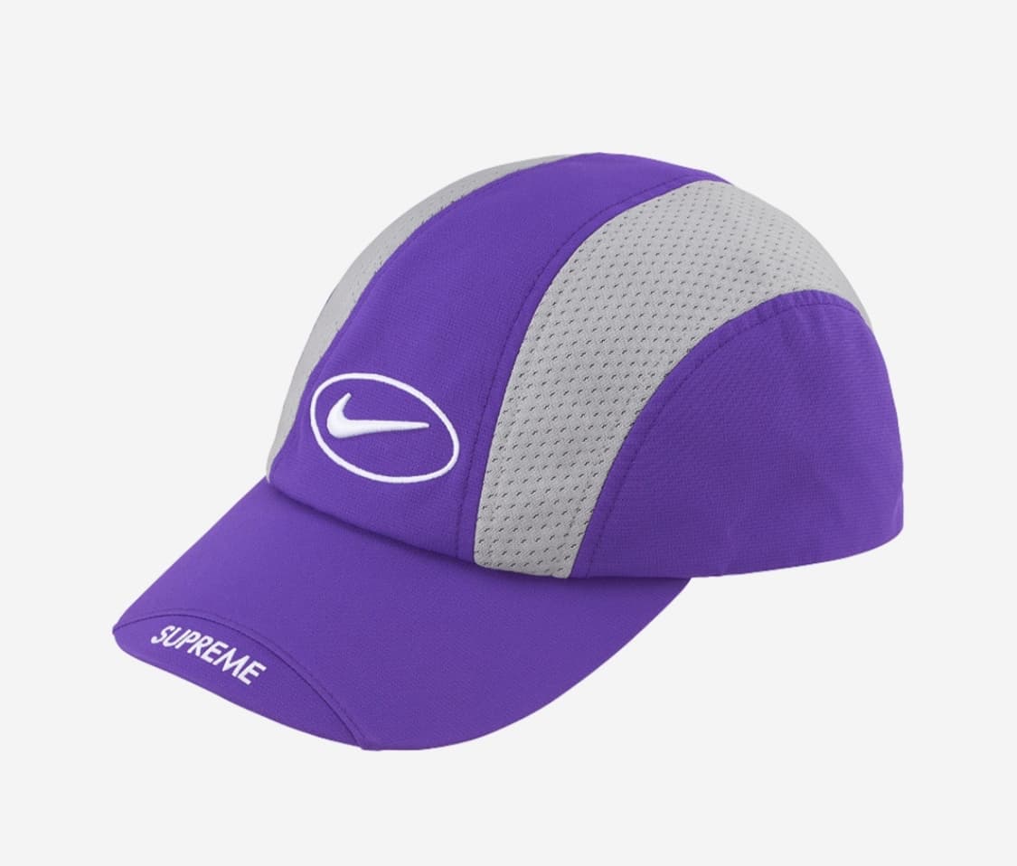 슈프림 x 나이키 러닝 햇 퍼플 - 25SS 상품이미지1