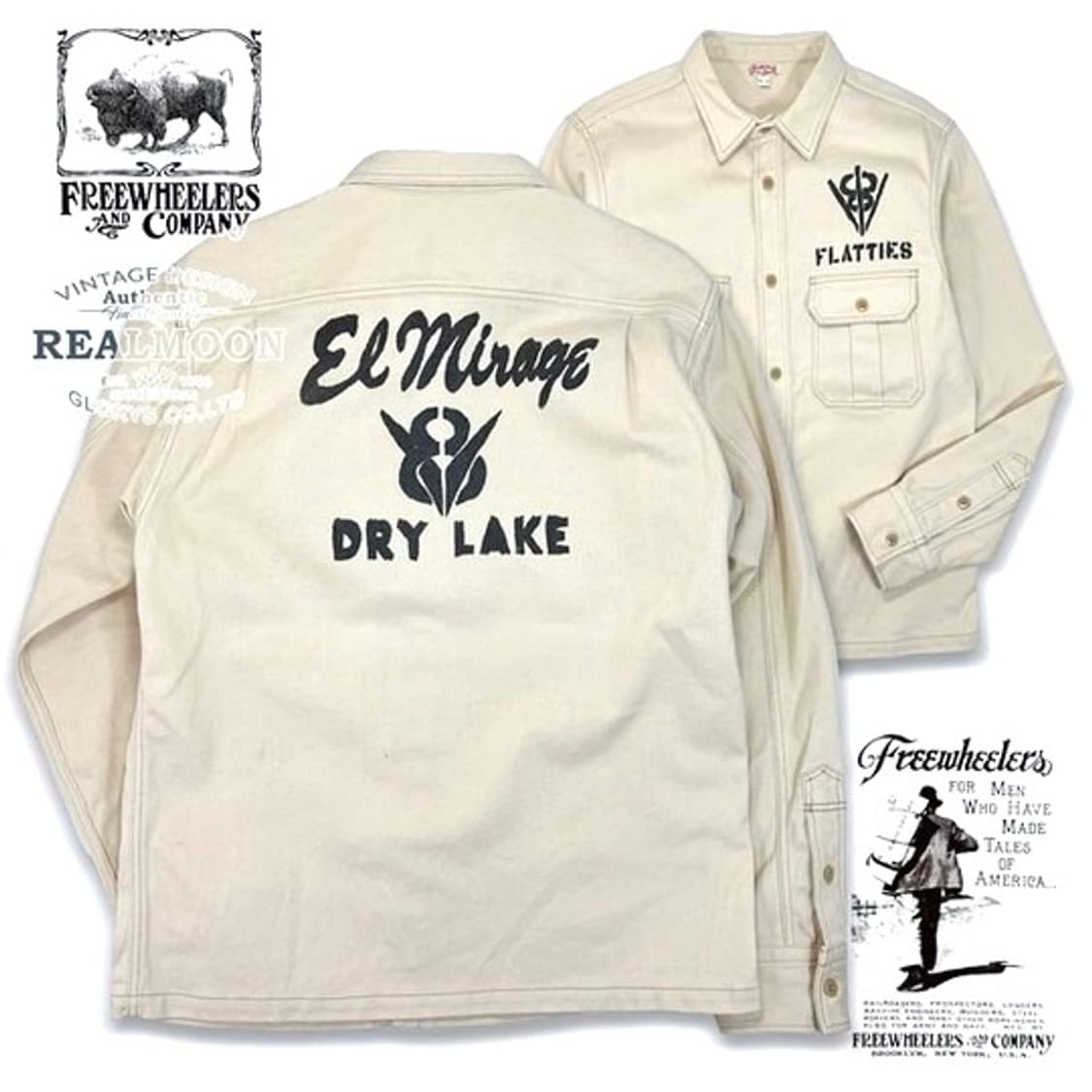 [16]프리휠러스 "V8 FLATTIES" 워크 셔츠 상품이미지1