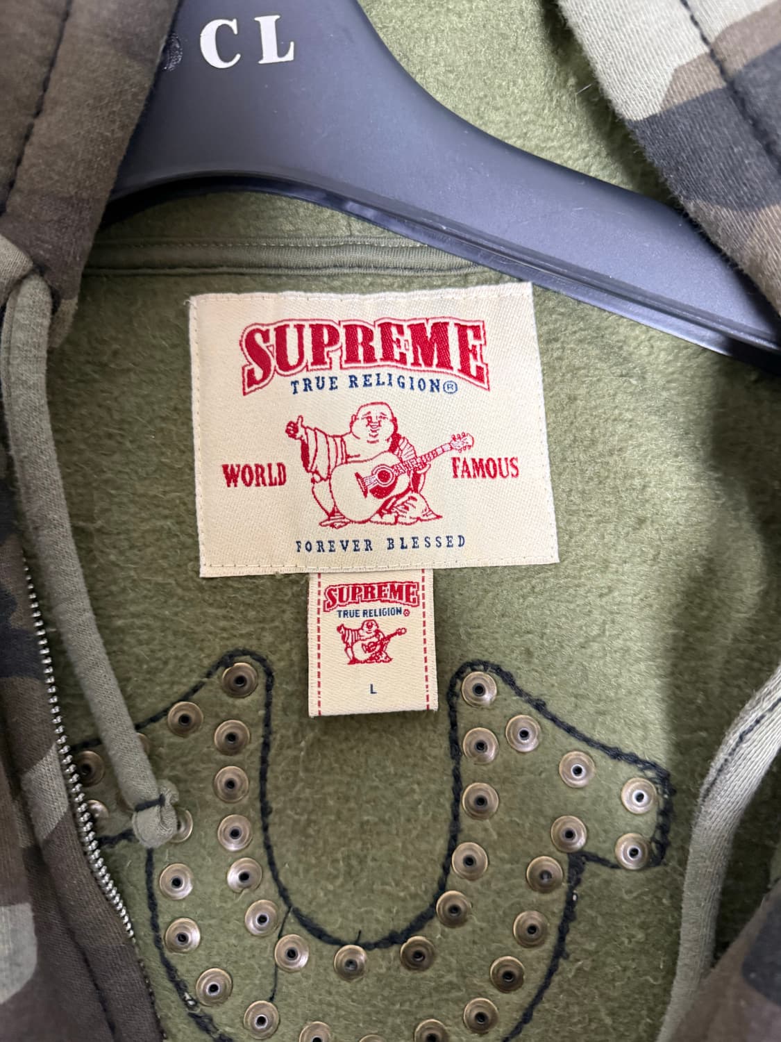 슈프림 트루릴리전 카모 후드집업 l 상품이미지3