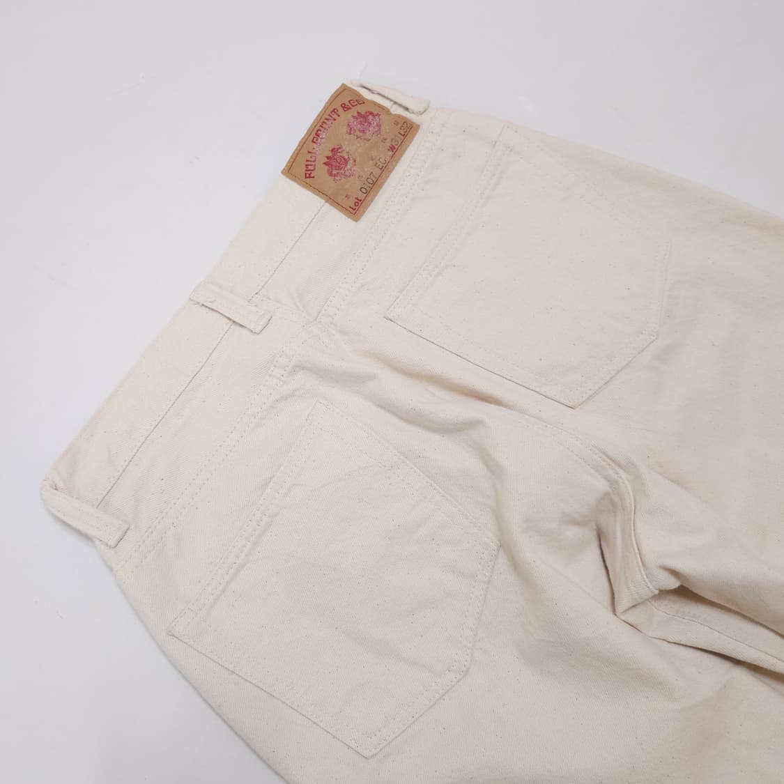 풀카운트 0107ec 먼로 에크루 크림 팬츠 상품이미지8